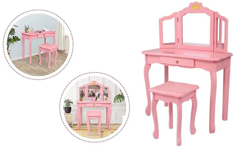 Gyermek fésülködő asztal