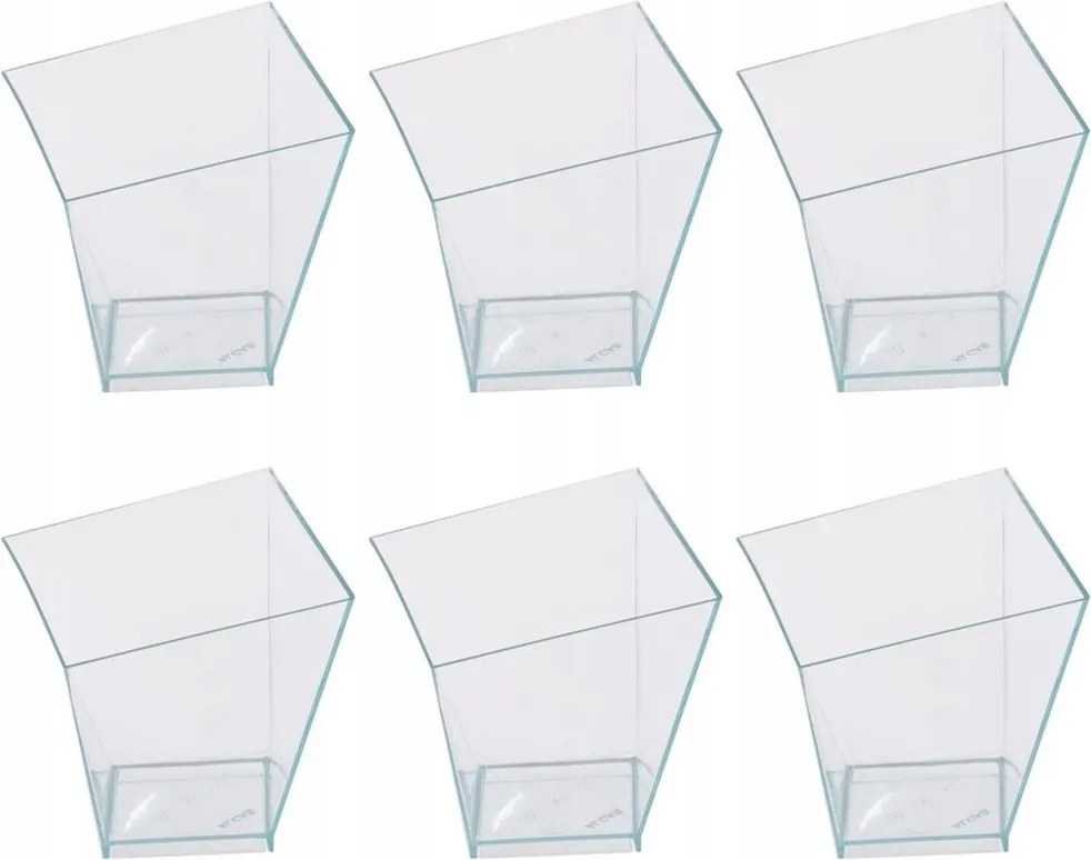 6x Poharak Poharak Desszert tárolók Snackek Desszert előételek