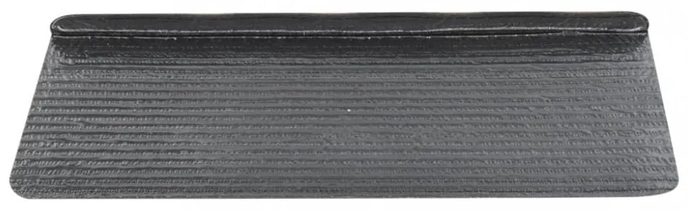 15 db szürke öntapadó lépcsőszőnyeg 65x24,5x3,5 cm