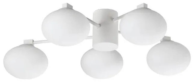 Ideal Lux - LED Felületre szerelhető csillár HERMES 5xG9/3W/230V átm. 60 cm fehér