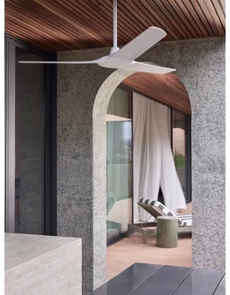 Lucci Air 21321549 - ABYSS mennyezeti ventilátor 142 cm, IP66, fehér + DO