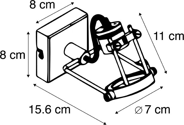 Ipari reflektor fekete - Suplux