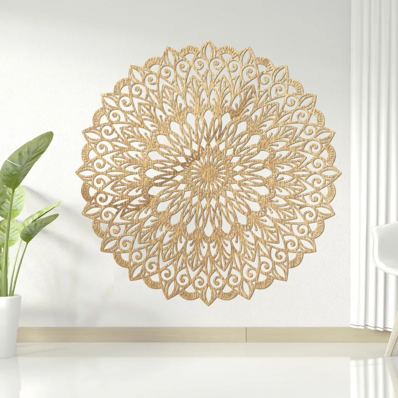 Fából készült mandala a falon – Elegáns dekoráció otthonába | PROKA