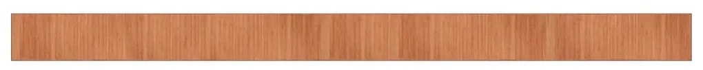 négyszögletű barna bambusz szőnyeg 70 x 1000 cm