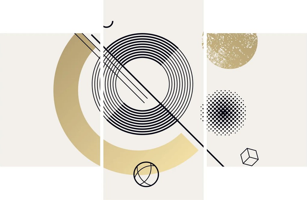 Kép - Geometriai formák N⁰2 (90x60 cm)