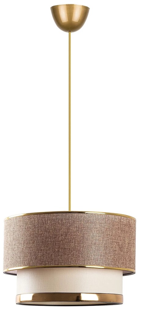 Függőlámpa, Cake - Beige, Arany