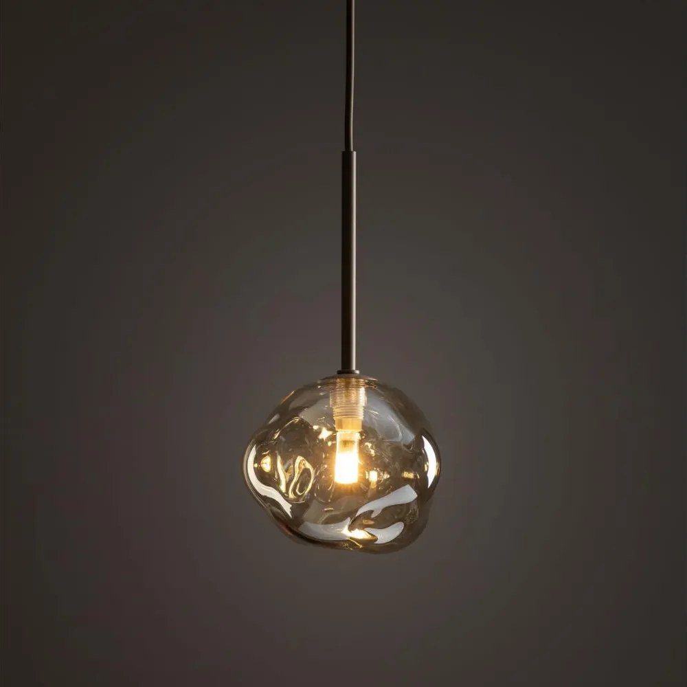 Brilagi - VULCANO kábelen függőlámpa 1xG9/8W/230V Ø 15 cm, bézs/füstös bézs