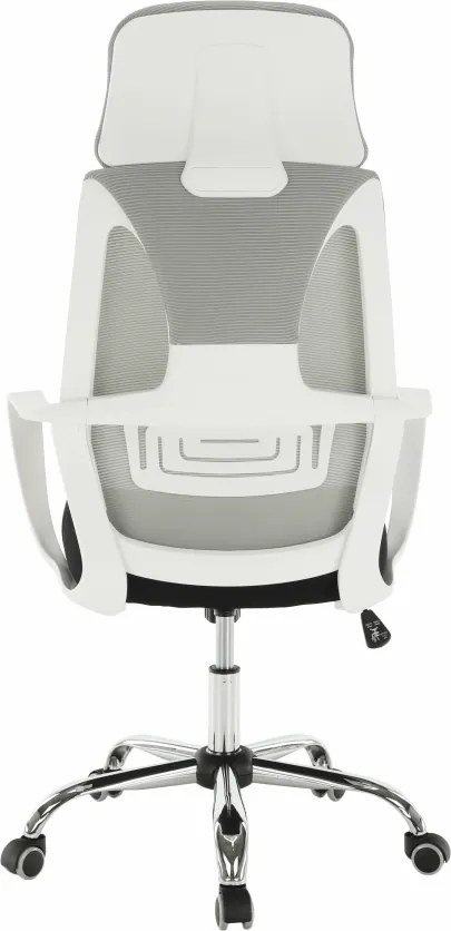 Irodai szék, szürke/fekete/fehér, TAXIS