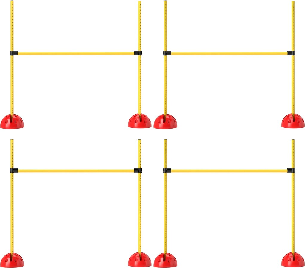 PawHut Agility Szett Kutyák számára - 4 Részes Töltött Agility Felszerelés Kutyaképzéshez | Aosom