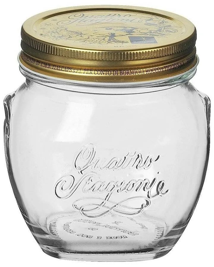 Bormioli Rocco Quattro Stagioni Anfora befőttesüveg fedővel, 300 ml