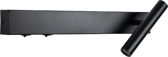 BRILAGI - LED fali spotlámpa ARLIX LED/3W/230V + LED/7W fekete CRI 90