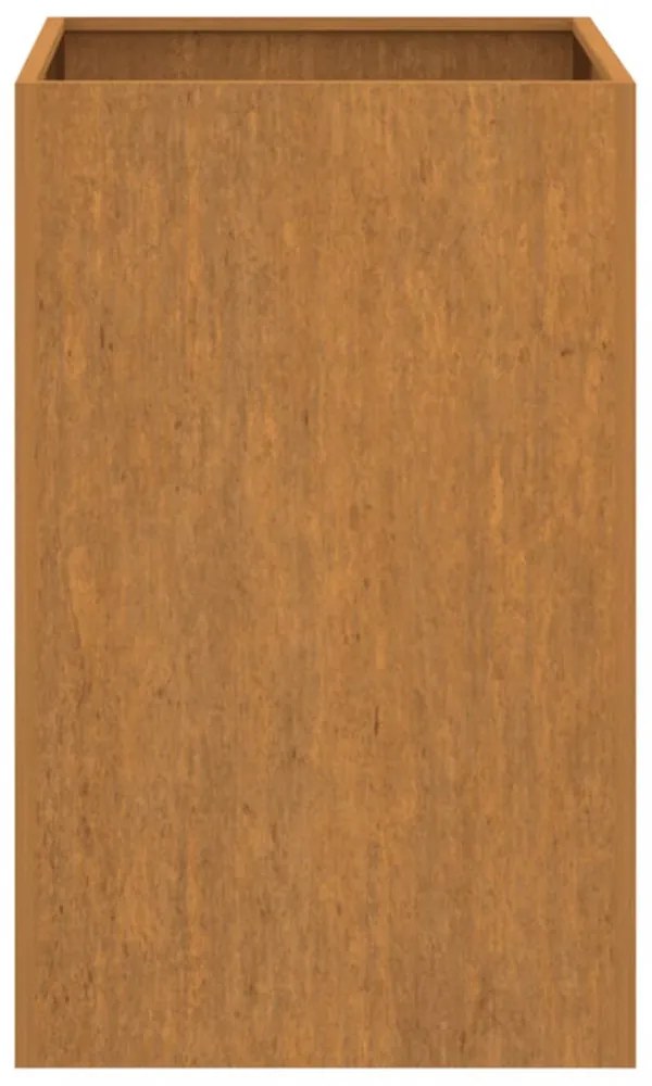 corten acél növénytartó 52x48x75 cm