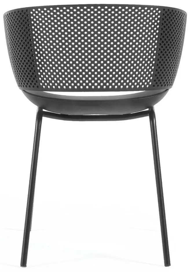 Fekete étkezőszék szett 4 db-os Yeray – Kave Home