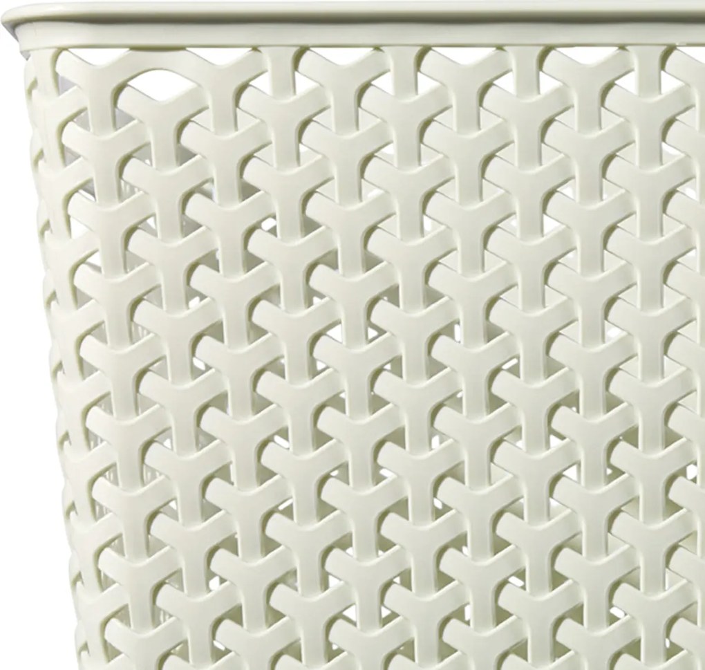 Curver RATTAN 'Y' STYLE tároló doboz nagy tejszín