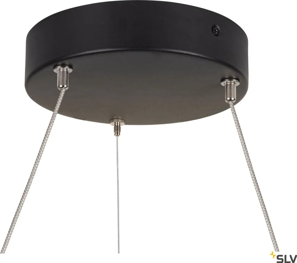 SLV 1004759 ONE Modern Led Függesztett Lámpa Fekete LED IP20