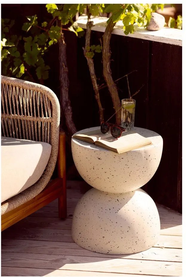 Kerámia kerek kerti kisasztal ø 40 cm Bonita – House Nordic