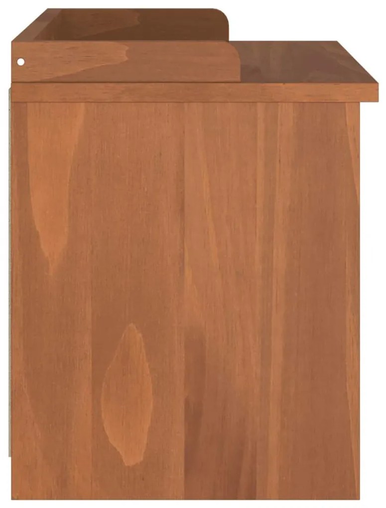 SANDNES tömör fenyőfa előszobapad 87x40x50 cm