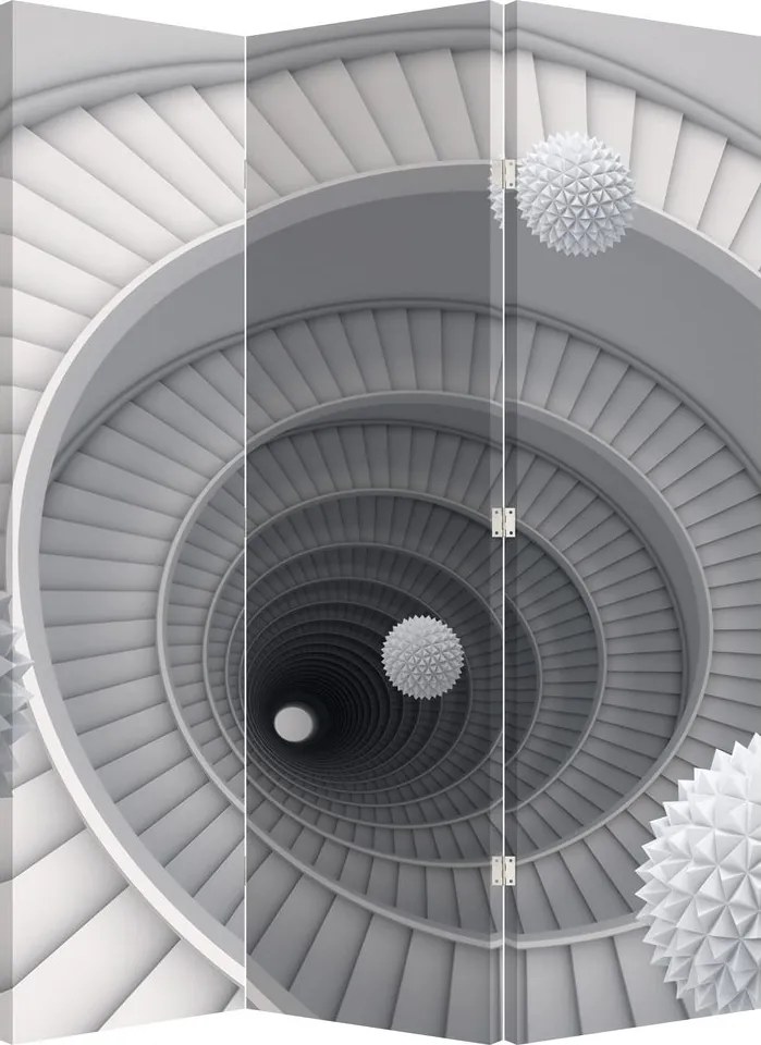 Paraván - 3D absztrakció (126x170 cm)