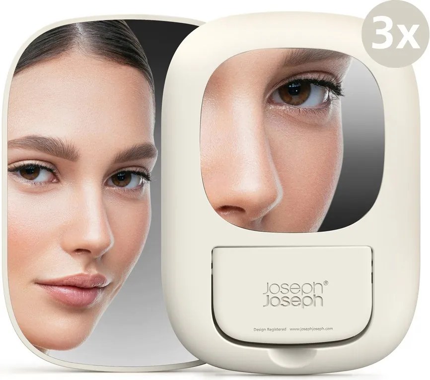 Bézs műanyag fürdőszobai rendszerező kozmetikumokhoz Viva – Joseph Joseph