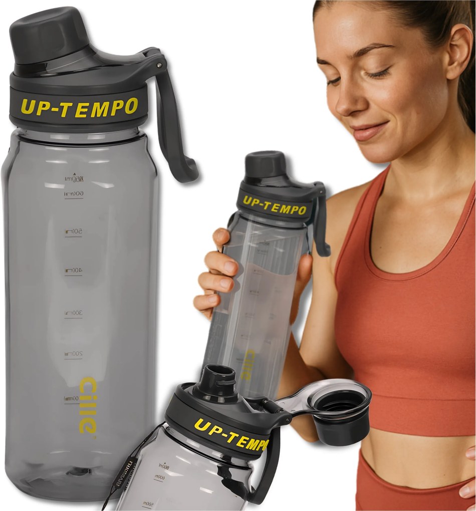 Bpa mentes sport kulacs kulacs víz ital 860ml tritán szűrő Tritan