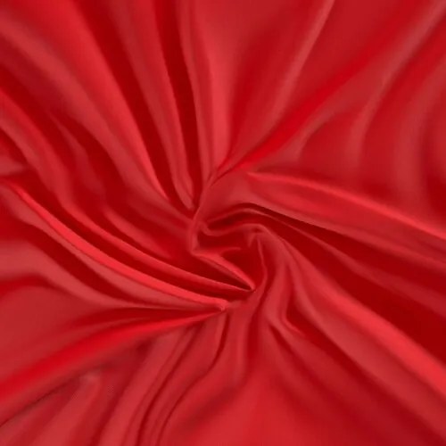 Kvalitex szatén lepedő elasztikus piros , 140 x200 cm, 140 x 200 cm