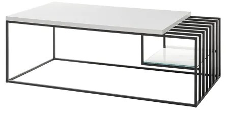 ZAIRA fehér dohányzóasztal