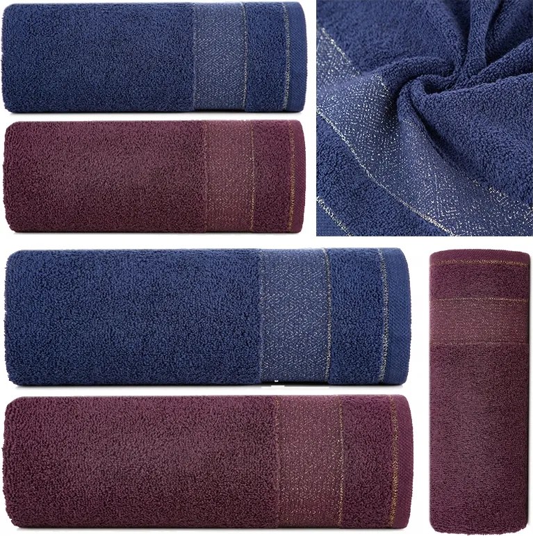 Fürdőlepedő szett 4db 500gsm 2x50x90 2x70x140 Pamut 100%