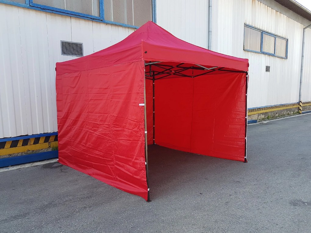 Összecsukható sátor 3x3 Piros SQ
