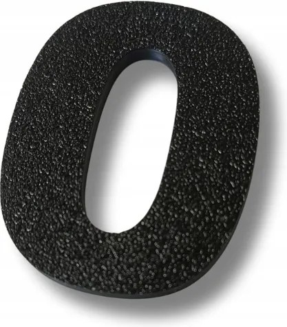 Számjegy 0 3D házanként 20 cm Épületszám Számjegy házanként Épületszám