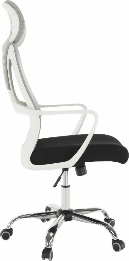 Irodai szék, szürke/fekete/fehér, TAXIS