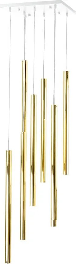 ANTIGO 8892 AKADI Modern Led Függesztett Lámpa Fehér, Fényes Sárgaréz GU10 IP20