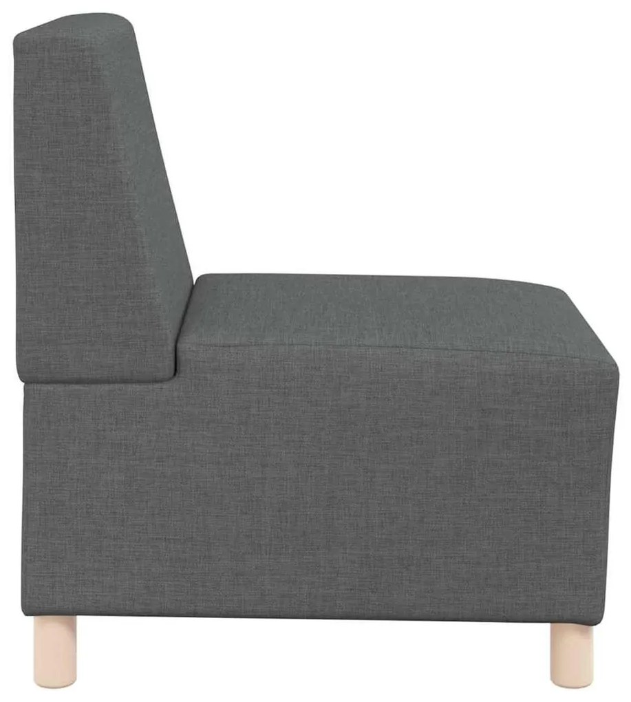 Karfa Nélküli Modularis Kanapé Egység 3 pcs Sötétszürke