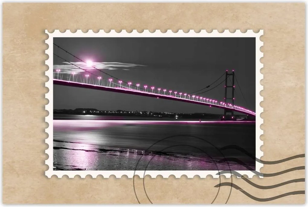 Poszterek 60x40 Lila világítás