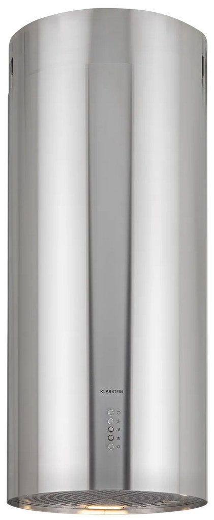 Klarstein Bolea, sziget páraelszívó, Ø 38 cm, recirkulációs/elszívás üzemmód, 600 m³/ó, LED, aktívszén szűrőkkel