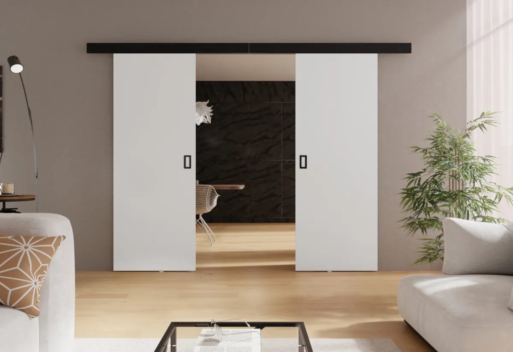 CABANA DUO tolóajtó, 172x205x1,6, sonoma tölgy