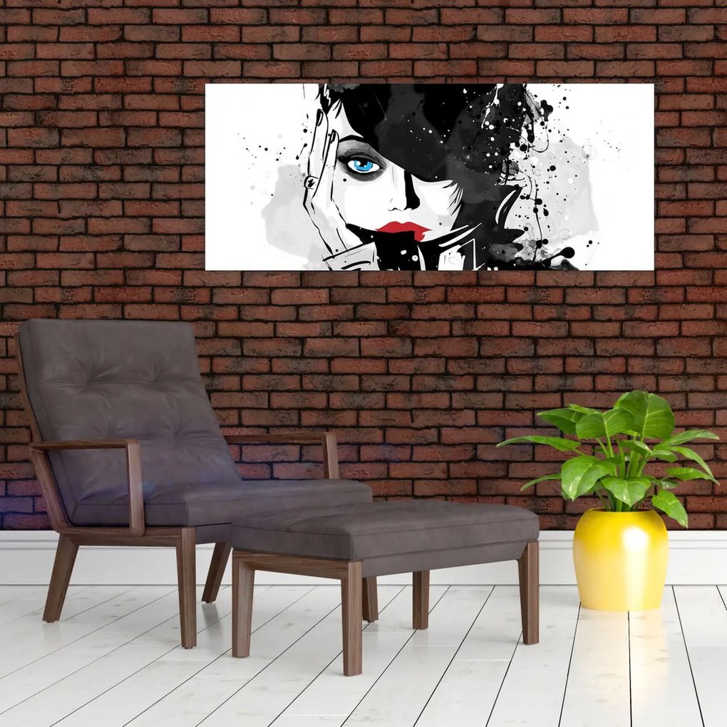 Kép - A titokzatos nő (120x50 cm)