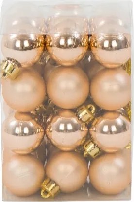 36 X Bombák Medálok Karácsonyfa Dekoráció Gömbök 2,5cm Karácsonyi Szett 36DB