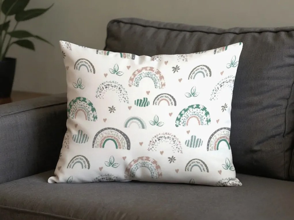 2 db díszpárnahuzat szett RAINUBI 40x60 cm, fehér