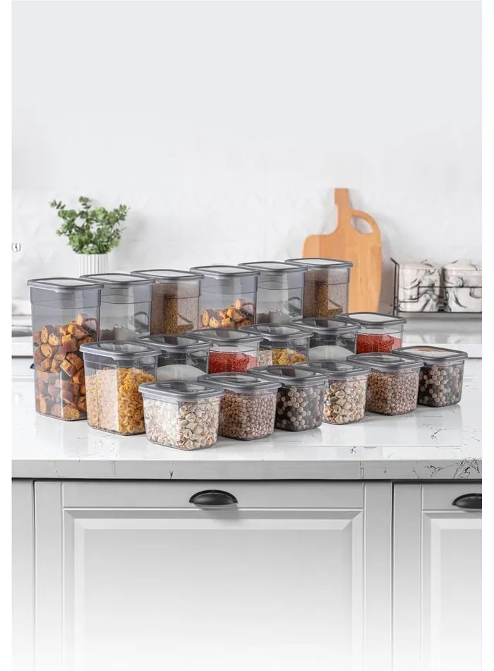 Élelmiszertartó doboz szett 18 db-os Fresco – Hermia