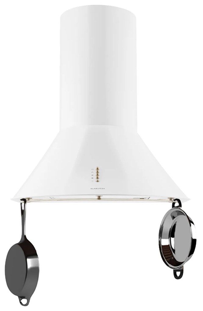 Lumio Primo, retro kéményes páraelszívó, 60 cm, 430 m³/ó, fehér