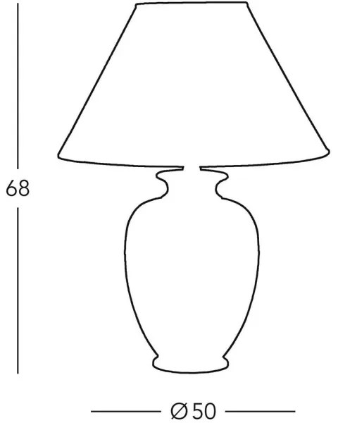 Kolarz 0014.75 - GIARDINO asztali lámpa 1xE27/100W/230V