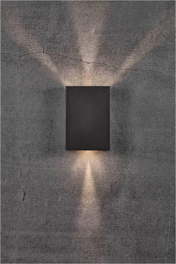 NORDLUX 2019051003 FOLD Modern Kültéri Fali Lámpa Fekete LED IP54