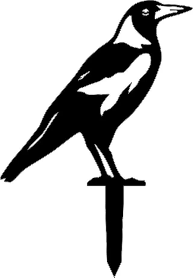Bird fém kerti dísztárgy, 46×32 cm – TR565TNL1269