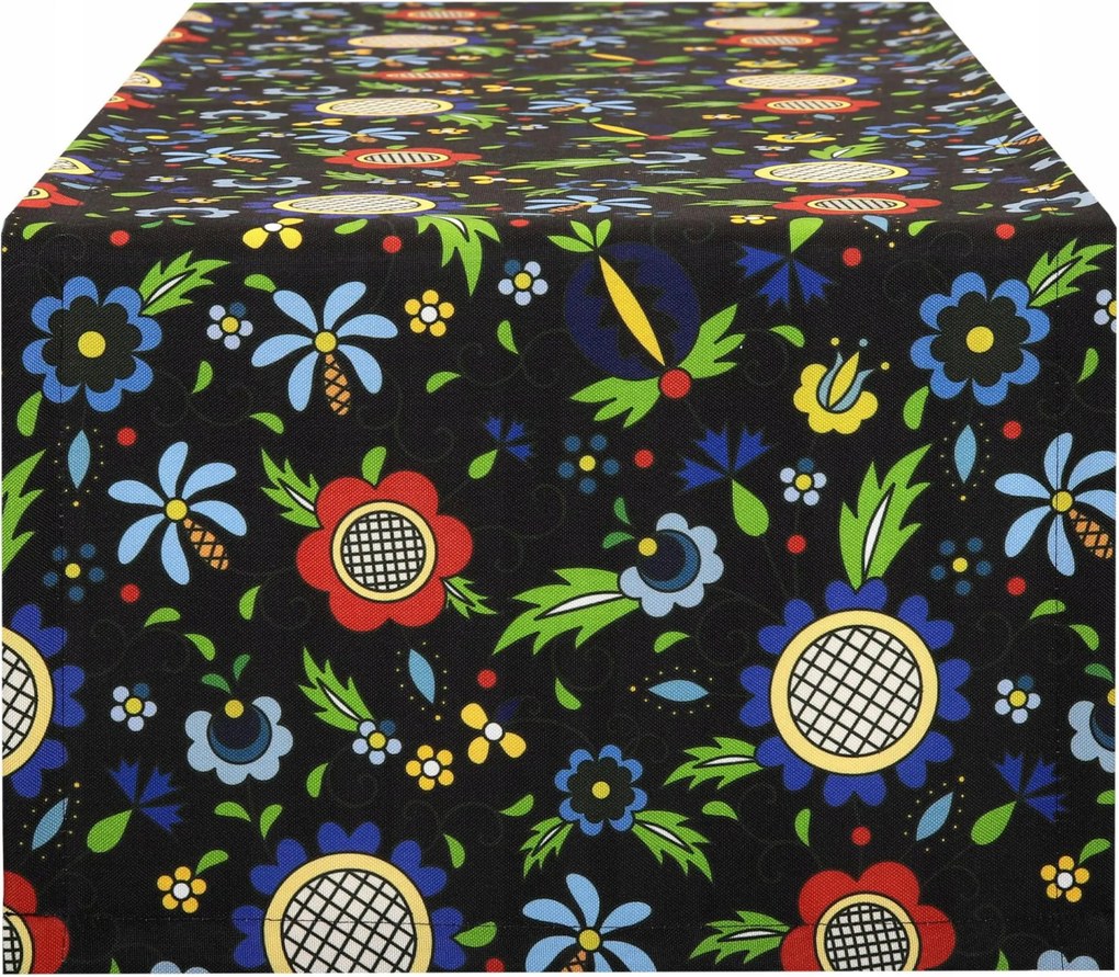 Asztalterítő 40x220 Foltálló Kaszub Futópad Sötét 10661