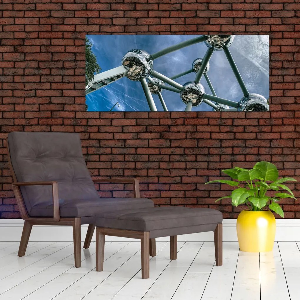 Kép - atomium Brüsszelben (120x50 cm)