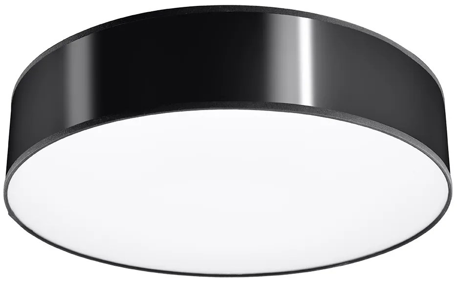 SOLLUX SL-0917 ARENA Ernyős Mennyezeti Lámpa Fekete E27 IP20