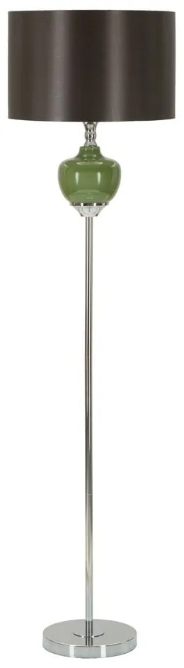 Zöld-szürke állólámpa textil búrával (magasság 160 cm) Eva – Mauro Ferretti