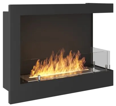 InFire - Sarok BIO kandalló 45x60 cm 3kW fekete
