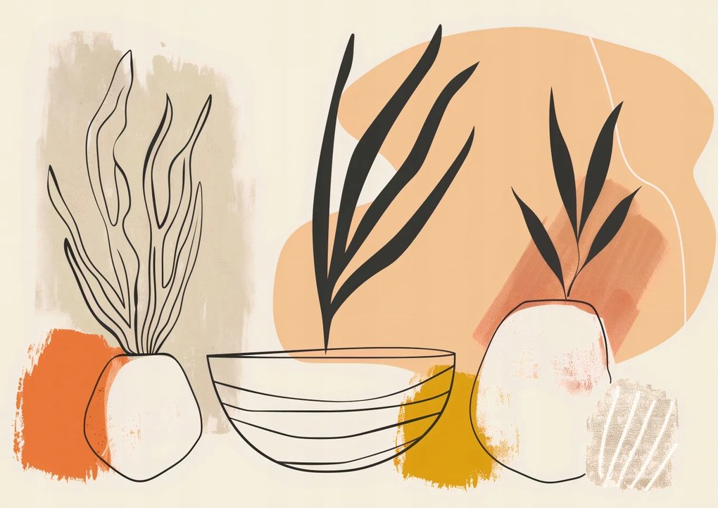 Poszter 29,7x21cm Botanikai vázlatok