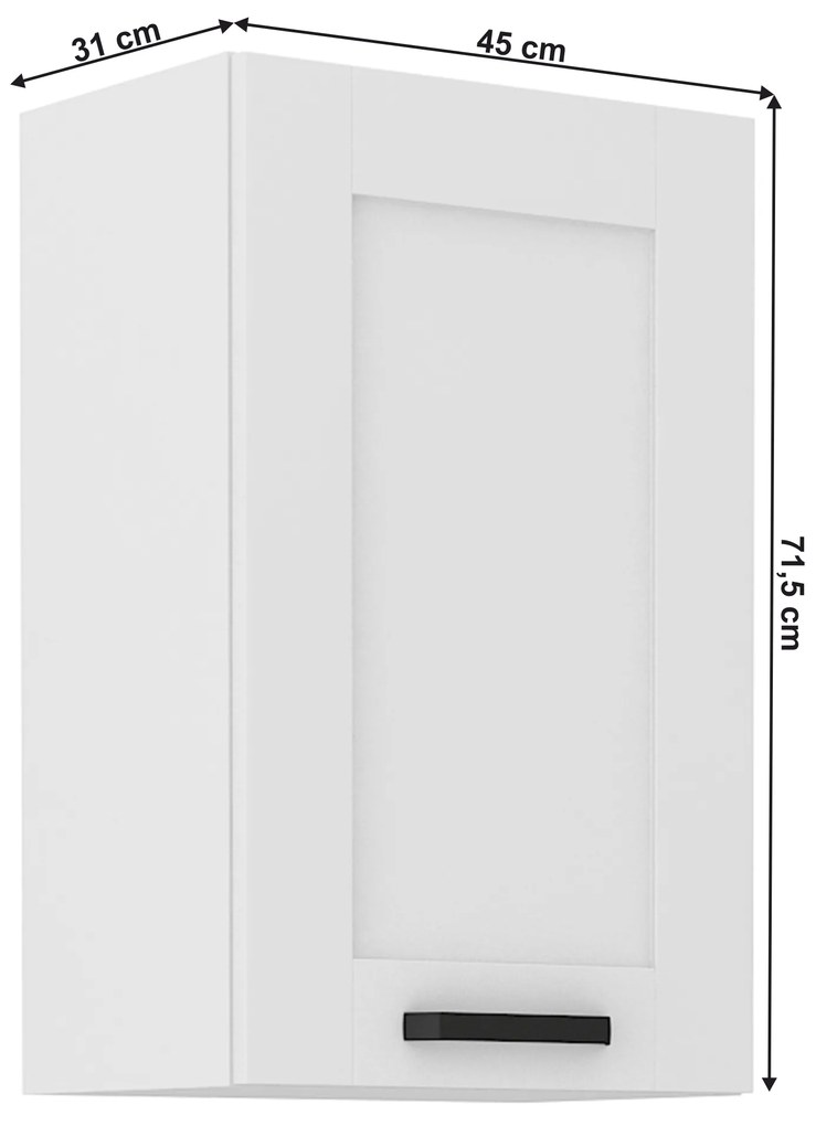 Felsőszekrény  Lesana 1 (fehér) 45 G-72 1F . 1063901
